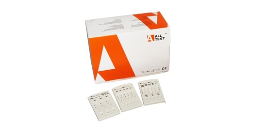 Швидкий тест на 5 наркотиків (OPI2000/MET1000/MTD300/AMP1000/BUP10) касета, сеча